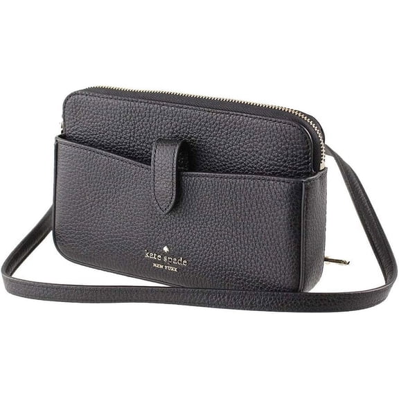 Kate Spade New York Leila Small Tab Crossbody Bag (Black)
