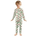 thumbnail image 3 of joogoo Christmas Tree Trucks Pajamas Set Long Sleeve Soft Cotton Sleepwear 2 Piece 18M, 3 of 7