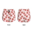 thumbnail image 6 of Goofa Floral Strawberr Printed Women 2 in 1 Running Shorts,Quick Dry Athletic Workout Shorts,High Waisted Athletic Shorts with Liner Pockets-Large, 6 of 9