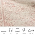 thumbnail image 5 of Bowery Hill Contemporary 3' X 5' Power Loomed Rug in Ivory and Rose, 5 of 5