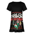 thumbnail image 4 of Gorillaz Girls Short Sleeve Dress Soft Cute Designs Dresses Casual T-Shirt Dress 140CM, 4 of 7