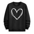 thumbnail image 6 of FAWUUDO Men Valentine's Tops Red Heart Printed Shirts Long Sleeve Clothes, 6 of 7