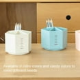 thumbnail image 4 of CNKOO CLEARANCE! 360 Degree Rotating Pen Holder Creative Large Capacity Desktop Storage Box Pencil Organizer School Stationery, 4 of 5