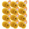 thumbnail image 2 of Shisuyan Miniature Rabbit Figurines Plush Rabbit Doll Light Brown 12Pcs 2.2In, 2 of 9