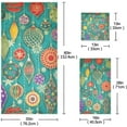 thumbnail image 3 of SKYSONIC 3 Pack Towel Christmas Decorations Pattern Cotton Bath Towel Set (1 Bath Towel, 1 Hand Towel, 1 Washcloth) for Bathroom, Super Soft and Quick Dry Towels, 3 of 7