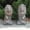 Multicolor, variant on Zaer 21" Guardian Lion Garden Statue, 2 Count