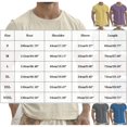 thumbnail image 3 of Qingpeng Men's T Shirt Cotton Linen Short Sleeve Blouses Crew Neck Soft Breathable Classic Tshirts Color 18+,Size S-3XL, 3 of 5