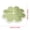 Green495, variant on Zynviq Four-Leaf Clover Area Rugs 19.7" X 19.7" Throw Rug Plastic Washable Novelty Red Small Rug for Dorm