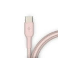thumbnail image 4 of Belkin BoostCharge Braided USB-C Cable (5ft) for iPhone 16, 15, Galaxy S25, S24 & More - Rose Gold, 4 of 6