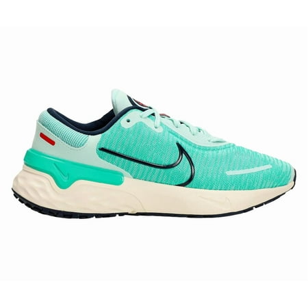 Nike Renew Run 4 Womens Shoes Size 6.5, Color: Jade Ice/Obsidian/Clear Jade/Coconut Milk