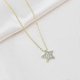 thumbnail image 2 of 18K Gold Star Necklace for Women - CZ Star Pendant Necklace - Dainty Necklace - Simple Necklace - Layered Necklace, 2 of 4