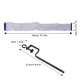 thumbnail image 2 of Phenofice Retractable Tennis Net Post For School Gym Activities With Polyester Material 1 Set, 2 of 8