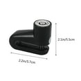 thumbnail image 2 of OUNONA  Bike Disc Brake Lock Security Locks Alarm Wheel Bicycles Black, 2 of 8
