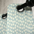 thumbnail image 4 of Ambesonne Modern Grommet Curtain, Big Small Squares Tile, 50" x 54", Pale Blue Cream, 4 of 6