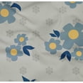 thumbnail image 4 of oneOone Cotton Poplin Twill Light Gray Fabric Floral & Geometric Sewing Material Print Fabric By The Yard 56 Inch Wide, 4 of 4