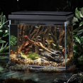 thumbnail image 2 of Aquarium Backdrop Board Tree Root Pu Backdrop Reptile Tank Stereo Background, 2 of 4