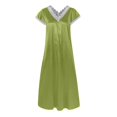 thumbnail image 3 of Birdeem Robe d'Été Mode Femme Col en V Dentelle Manches Courtes, 3 of 12