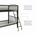 thumbnail image 6 of Powell Heavy Metal Twin Over Full Bunk With Black Finish D1385Y20B, 6 of 11