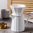 thumbnail image 7 of Coffee Drip Filter 1-2 Cups Ceramic Coffee Dripper Permanent Pour over Coffee Maker with Separate Stand for Filte 400ml, 7 of 7