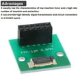 thumbnail image 4 of Uxcell FFC FPC Connector Board 12 Pin 0.5mm 2.54mm to 1.0mm 2.54mm TV PCB Converter Board, 4 of 5