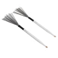 thumbnail image 1 of Brosse à Tambour, Brosse à Tambour Portable Compacte pour Batteur Blanc, 1 of 8