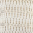 thumbnail image 3 of 20" X 20" Ivory And Tan 100% Cotton Geometric Zippered Pillow, 3 of 10