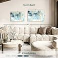 thumbnail image 4 of Elephant Stock Dynamic Abstract Texture Wall Art - Horizontal Canvas Wall Art - Living Room Wall Decor - Abstract Canvas - Blue And Orange Decor - 30" x 20", 4 of 8