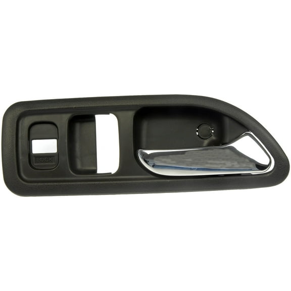 Dorman 81085 Front Passenger Side Interior Door Handle for Specific Honda Models, Chrome Lever; Gray Housing