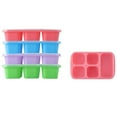 thumbnail image 2 of Bento 4Pcs Stockant Réutilisable Durable 5 Grilles Conception Étudiants Portable Lunch Conteneur, 2 of 5