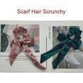 thumbnail image 4 of Bowknot Hair Scrunchies Velvet Hair Scrunchy Elastic Hair Bow Hair Bands Ponytail Holder Hair Ties Ropes Accessories For Girls Women (6 Pack), 4 of 5