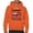 Orange, variant on Ford Mustang Poster 1968 1969 1971 Sweatshirt Legendary Performance American Classic Muscle Car Licensed Hoodie
