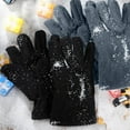 thumbnail image 7 of 2 Pairs Kids Fleece Gloves Boys Full Fingers Gloves Girls Warm Kids Gloves Kids Winter Gloves Toddler Fleece Mittens, 7 of 7