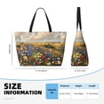thumbnail image 4 of Disketp Vibrant Wildflower Meadow Bolsa de Playa de Gran Capacidad, Bolso Impermeable y a Prueba de Arena para Mujer, Ideal para Playa, Piscina y Natación, 4 of 7