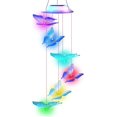 thumbnail image 6 of Qoosea Solar Wind Chimes, Colorful Butterfly Wind Chime Lights for Outdoor Decor Hanging Garden Decor, Birthday Gifts Valentines Day Mothers Day, 6 of 11