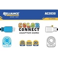 thumbnail image 3 of Reliance Controls Color Connect 12/3 SJTW 120/240 V 12 in. L Adapter Cord, 3 of 4