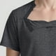 thumbnail image 5 of Blusas y camisas de manga corta y cuello redondo para hombre, de color liso, para recuperación posoperatoria, extraíbles, de manga corta, con botones laterales totalmente abiertos, adaptables, de poli, 5 of 5