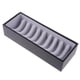 thumbnail image 2 of Caja de cuero Hugo Vitrina de joyería de pulsera 10 ranuras Blanco, 2 of 8