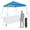Blue, variant on Pop Up Canopy Tent One Button Easy Pop Up Outdoor Instant Folding Slant Leg Canopy with 2 Wheels and Deluxe Carry Bag