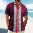 thumbnail image 2 of Eres Más Que una Camisa de Puntuación de Prueba de Color Sólido Casual con Cuello, Bolsillo con Botones de Manga Corta, 2 of 9