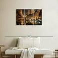 thumbnail image 2 of Elephant Stock Central Park Glow Wall Art - Horizontal Multi Panel Canvas - Living Room Wall Decor - City Multi Panel - Orange And Black Decor By Assaf Frank - 33" x 20", 2 of 8