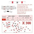 thumbnail image 2 of Inteprter 300 Pcs Red Solder Seal Wire Electrical Marine Connection Connector Automotive Terminal Sleeve with Butt Soldering Crimp Electrónica miscelánea 50PCS Tipo 13, 2 of 6
