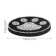thumbnail image 2 of unbranded 2Ud Plastic Drink Coasters with Rhinestone Design White Anti-Skid Car Cup Mats Reusable, 2 of 8