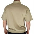 thumbnail image 3 of Palmland Classic 2 Pocket Solid Banded Bottom Polo Shirt Sizes Medium-4XLT, 3 of 3