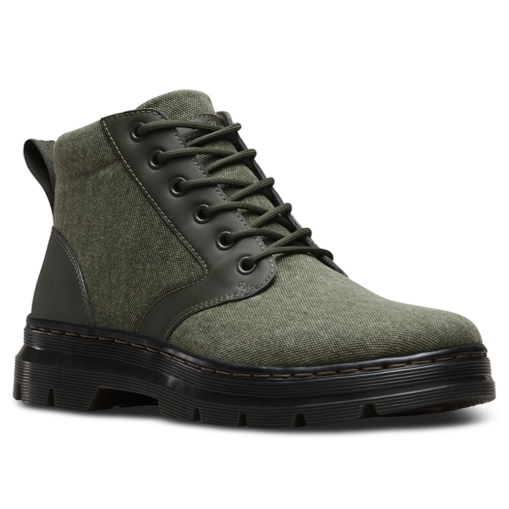 dr martens green canvas boots