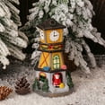 thumbnail image 4 of LShunze Christmas Village-Christmas Decorations,LED Lighted Christmas Village Houses with Figurines, Christmas Village Collection Indoor Room Decor - Collectible Buildings, 4 of 8