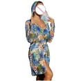 thumbnail image 1 of Trajes de Baño de Bikini de Mujer con Correas Impresas V Sexy Split Set de Tres Piezas, Diseño de Corte Alto para la Piscina de Playa Y las Vacaciones de Verano, 1 of 9