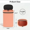 thumbnail image 3 of CL.HPAHKL 13 Gallon Automatic Trash Can with Lid, Kitchen Plastic Garbage Can, Pink, 3 of 7