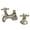 Brushed Nickel/Polished Brass, variant on Kingston Brass KS4463BX 8 in. Widespread Bathroom Faucet, Antique Brass
