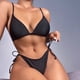 thumbnail image 4 of Bikini para mujer Conjunto sólido Traje de baño Dos piezas Sujetador con relleno Traje de baño Ropa de playa Fridja  nalpqowj59769, 4 of 9
