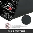 thumbnail image 3 of Black White Kitchen Rugs and Mats Non Skid Washable Set of 2, Phrase Doodle Blackboard Kitchen Mats for Floor, Cooking Phrase Kitchen Runner Rug, Funny Home Kitchen Decor, 3 of 6